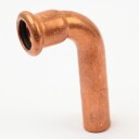 Altech CU Bend Pressfitting med 1 Muffe 22mm / 45°