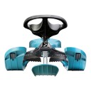 Stiga Snowracer Curve Bio Rattkjelke I Biobasert Plast /Grå Og Aqua/Gray And Aqua