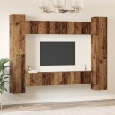  TV benksett 10 pcs Gammelt tre 30.5 x 30 x 90 cm Konstruert tre