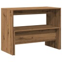  Sett med spisebord og benker 3 deler artisan eik konstruert tre 8721158415943