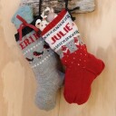 Bluum Strik Strikk Julestrømper Dompap og Nisse - garnpakke i Bluum Pure Eco Baby Wool