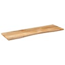  Skrivebordsplate med kurve 160x50x2,5 cm heltre grovt mangotre
