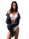Calvin Klein BH Modern Cotton Lift Bralette Hvit Medium Dame
