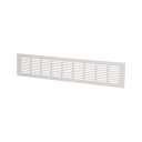 Flexit Overstrømningsrist 600x80mm Matt Aluminium