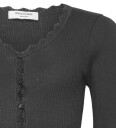 Rosemunde Kids Rkbalta Modal Ls Lace Cardigan Grey 140