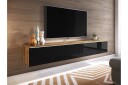 Kanak TV-benk 180 cm - Natur / Svart