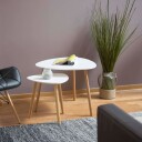 Spisebord sett med 2 i skandinavisk design