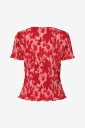 pieces Topp pcFlora SS O neck Jrs Msa BC Rød