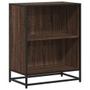 Bokhylle brun eik 60x35x76 cm konstruert tre