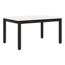  Kaffebord Hvit 70 x 50 x 36 cm Massiv furu