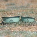 Trixie Bowl Enamel/Stainless Steel 0.9 L/ 17 cm Green