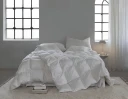 Norsk Dun 50% andedundyne   Varm 200 x 220 cm Hvit