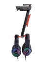 Surefire Gaming Vinson N2 - Stativ / brakett for headset - RGB - Svart / Rød (Plass til 2 headset)