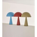 Hübsch Mush Bordlampe Mini Sand/ Rød