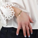 Snö Of Sweden Cicce Heart Bracelet Gold Onesize