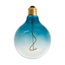 LED Globe lyspære med farget glass, blå