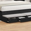  Sengekurver Svart 135x36,5x16,5 cm Laget av Tre