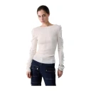 Liu Jo Dame Strikkevarer Hvit L,