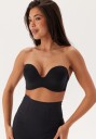 Wonderbra BH Ultimate Silhouette Micro Strapless Svart D 90 Dame