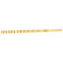  Erstatningsstoff for markisekappe gul og hvit stripe 5 m