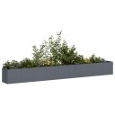 vidaXL Plantekasse antrasitt 360x40x40 cm kaldvalset stål