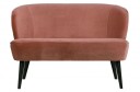 WOOOD - Sara Loungesofa m/velur - Old Pink