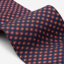 Ferner Jacobsen Silk Tie - Blue-Red Flower Blå OS