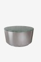 AC Design Furniture   Cangas rundt salongbord plate polert marmor søylefot Ø80x41. 5 cm   Grønn