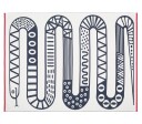 Babyteppe  100 cm  x 135 cm. Snake