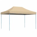  Sammenleggbart partytelt pop-up beige 410x279x315 cm 4005007