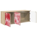 vidaXL Vegghengt TV skap AACHEN 102 x 33 x 40 cm Sonoma eik