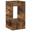 vidaXL Avlastningsbord Røkt eik 30 x 30 x 56 cm Konstruert tre