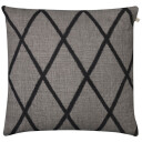 Chhatwal & Jonsson Ikat Orissa putevar 50x50 cm Grå-svart