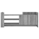  TV-benk grå sonoma 100x35x40 cm konstruert tre 848379