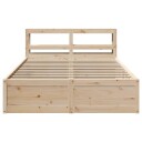  Sengeramme med hodegavl 150x200 cm heltre furu 3306339