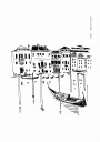 Venice Grand Canal With Gondola Italy Travel Art Print Plakat Plakat / 30x40cm