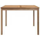 vidaXL Utendørs spisebord 110x110x77 cm heltre teak