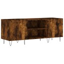  Hifi benk røkt eik 121x38x48 cm konstruert tre