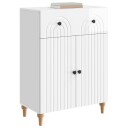  Serviesskap Høgglans hvit 66 x 34,5 x 90 cm Konstruert tre