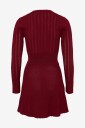 Love Lolina   Kjole Connie Knitted Mini Dress   Rød