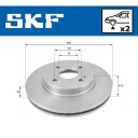 Bremseskive SKF VKBD 80351 V2