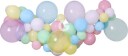 DIY Ballongbue Girlander - Macaron - Flerfarget  - kit
