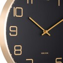Karlsson Elegance Glow Veggklokke KA5973BK   Unisex 40 cm Kvarts urverk