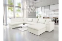 Dynir Sofa med Sjeselong og Divan 4 seter   Hvit