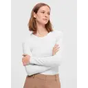 Selected Femme Dianna Long Sleeve O-Neck Top Hvit XL