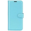 INCOVER Samsung Galaxy A25 (5G) Litchi Kunstskinn Deksel m. Lommebok - Lys Blå
