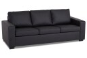 Crazy 3 seters Sofa i Kunstlær   Svart