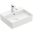 V&B Memento 2.0 Toppmontert servant 498x420 mm, 1 bl.h, m/o.l, Stone White