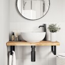  Plate til baderomsskap ubehandlet 80x40x4 cm heltre akasie