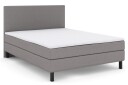 Select No 1 Komplett Sengepakke 160x200 Lysegrå/Svarta Ben